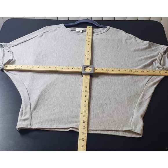 Michael Stars Womens Dolman Sleeve Scoop Neck Top Bundle Black Grey L Casual - Picture 14 of 16